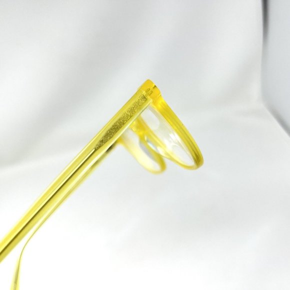 Eyebuy Direct  Kaleidoscope Glasses Square Iridescent Yellow Eyeglasses Frame - Picture 7 of 15